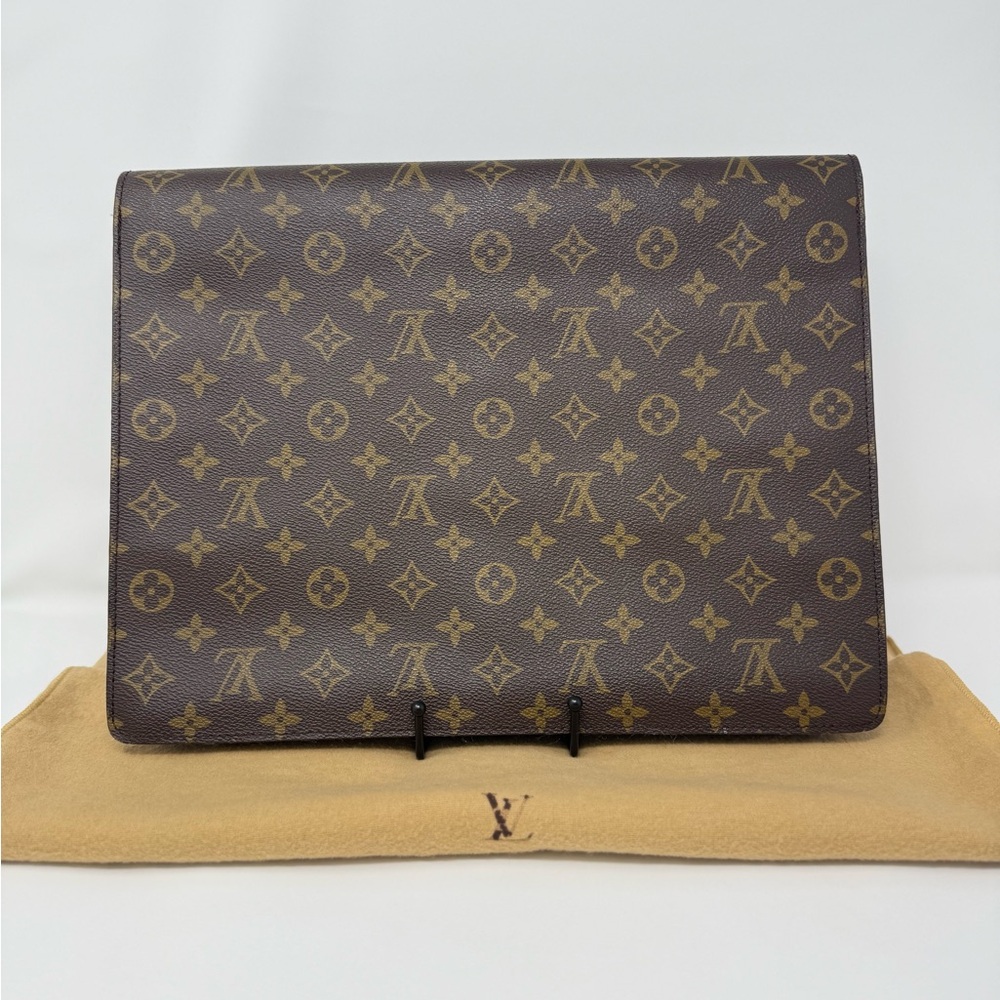 Louis Vuitton Monogram Porte-Document Sénateur Vintage Portfolio Laptop Case - Picture 6 of 16
